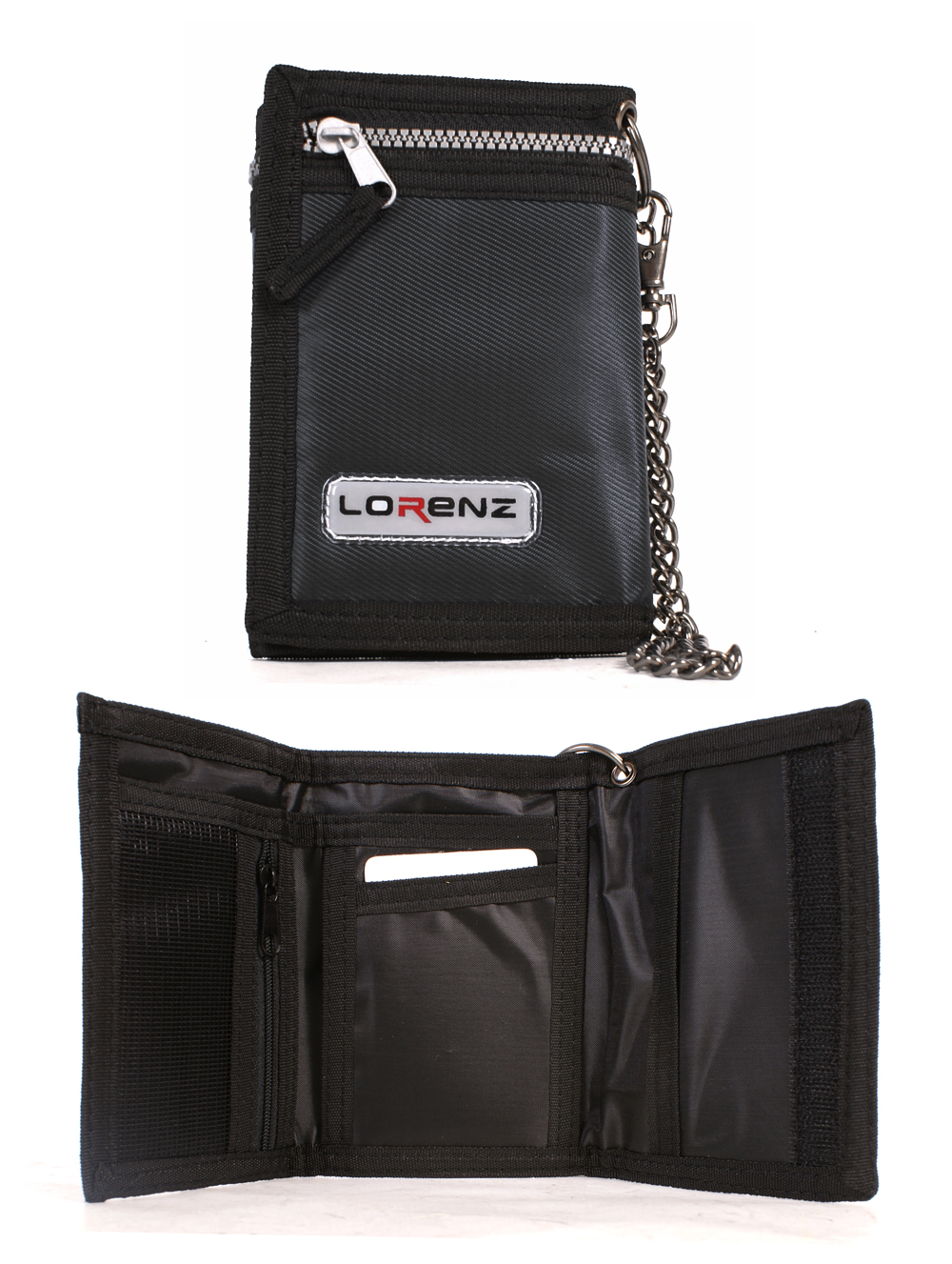 (image for) 8001 BLACK Nylon Sports Wallet, velcro Type Fsten